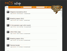 Tablet Screenshot of blog.mcserpenti.com